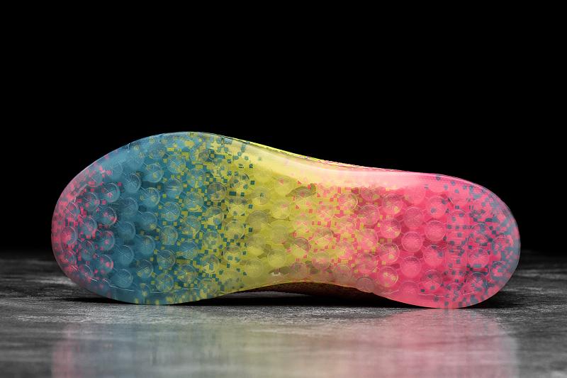 Nobull High-Top Neon Pink Glitch Men's Trainers Pink | USA I1524L